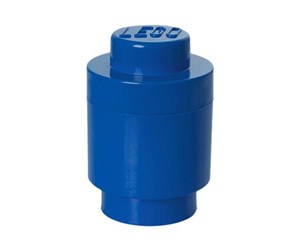 Barnerom - LEGO STORAGE BRICK 1 ROUND - BLUE - 40301731