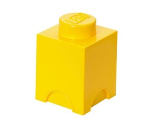 Barnerom - LEGO STORAGE BRICK 1 - YELLOW - 40011732