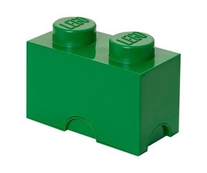 Barnerom - LEGO STORAGE BRICK 2 - GREEN - 40021734