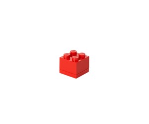 Barnerom - LEGO STORAGE MINI BOX 4 - RED - 40111730