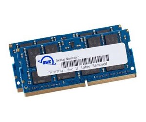 RAM - OWC Other World Computing - DDR4 - kit - 32 GB: 2 x 16 GB - SO-DIMM 260-pin - unbuffered - OWC2666DDR4S32P