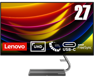 Skjerm - 27" Lenovo Qreator - 3840x2160 - IPS - 96W USB-C - 66B7RAC1EU