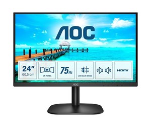 Skjerm - 24" AOC 24B2XDAM - 1920x1080 - 75Hz - VA - 24B2XDAM