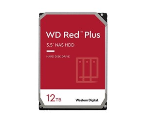 Harddisk - WD Red Plus (CMR) - 12TB - Harddisk - WD120EFBX - SATA-600 - 3.5" - WD120EFBX