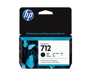 Printertilbehør blekk/toner - HP 712 / 3ED70A - Black Ink - Blekkpatron Svart - 3ED70A