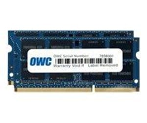 RAM - OWC Other World Computing - DDR3 - kit - 16 GB: 2 x 8 GB - SO-DIMM 204-pin - unbuffered - OWC1333DDR3S16P