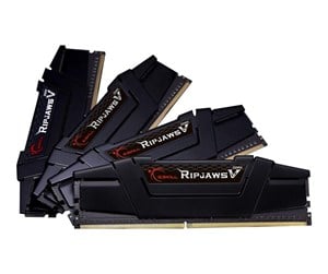 RAM - G.Skill Ripjaws V DDR4-2666 - 128GB - CL19 - Quad Channel (4 pcs) - Intel XMP - Svart - F4-2666C19Q-128GVK