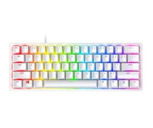 Tastatur - Razer Huntsman Mini Clicky - Mercury - ND - Gamingtastatur - Uten numpad - Nordisk - Hvit - RZ03-03391000-R3N1