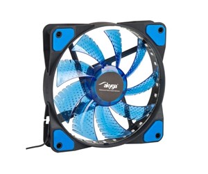 Kjøling og vifter - Akyga System Fan AW-12E-BL 120mm 33 LED blue Molex - AW-12E-BL