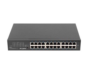 Switch/splitter - Lanberg RSGE-24 - switch - 24 ports - unmanaged - rack-mountable - RSGE-24