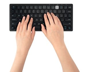 Tastatur - Kensington Dobbelt trådløst kompakt tastatur for flere enheter - Tastatur - Nordisk - Svart - K75502PN