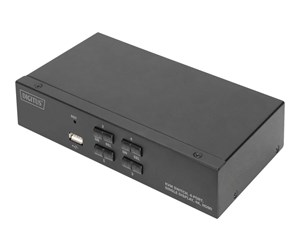 KVM-switch - DIGITUS DS-12880 - KVM / audio / USB switch - 4 ports - DS-12880