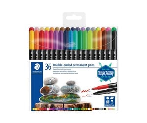 Hobbyartikler - Staedtler Double-ended perm. Pens 36 pcs - 3187 TB36 02