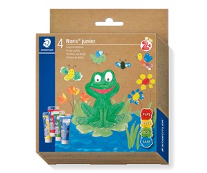 Hobbyartikler - Staedtler Finger paint Noris jun 4pcs box - 8814