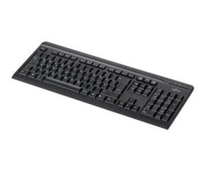 Tastatur - Fujitsu KB410 - keyboard - Belgium - black - Tastatur - Belgisk - Svart - S26381-K511-L430