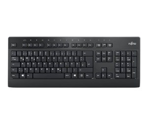 Tastatur - Fujitsu KB955 - keyboard - Czech - Tastatur - Tsjekkisk - Svart - S26381-K955-L404