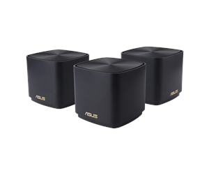 Ruter - ASUS ZenWiFi AX Mini Black (XD4) (3-pack) - Mesh router Wi-Fi 6 - 90IG05N0-MO3R10