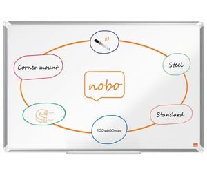 Konferanse & Presentasjon - Nobo Premium Plus Lakkert Stål magnetisk whiteboard 90 x 60 cm - 1915155