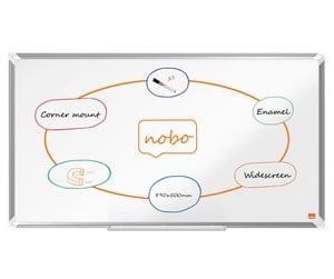 Konferanse & Presentasjon - Nobo Premium Plus Widescreen Emaljert magnetisk whiteboard 40" (89 x 50 cm) - 1915366