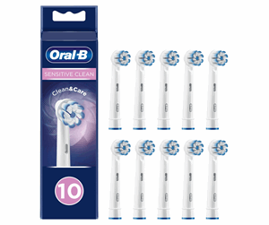 Elektrisk tannbørste - Oral-B Børstehoder Sensitive Clean Tannbørstehode, 10 Stk. - 4210201325888