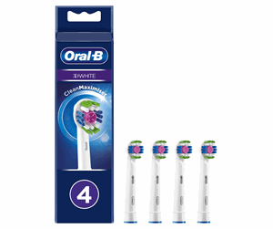 Elektrisk tannbørste - Oral-B Børstehoder 3D White børstehoder, 4 stk. - 4210201324829