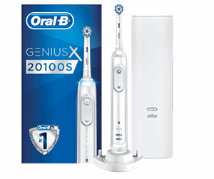 Elektrisk tannbørste - Oral-B Elektrisk tannbørste Genius X 20100S White - 4210201247166