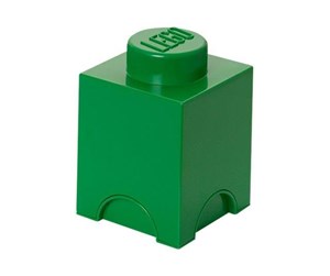 Barnerom - LEGO STORAGE BRICK 1 - GREEN - 40011734