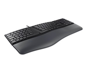 Tastatur - Cherry KC 4500 ERGO - Tastatur - Nordisk - Svart - JK-4500PN-2