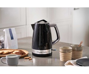 Vannkoker - Russell Hobbs Vannkoker Structure Kettle - Gloss black with stainless steel accents - 2400 W - 28081-70