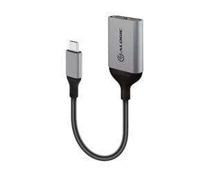 Lydkabel - ALOGIC Ultra USB-C (Male) to USB-C (Female) Audio and USB-C (Female) Charging Combo Adapter - UL2CAPW-SGR