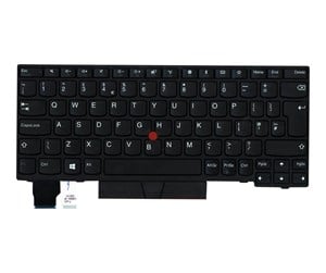 Tastatur - Lenovo Lite-On - Bærbart tastatur - til utskifting - Amerikansk Engelsk - Svart - 01YP108