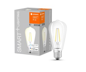 Smarthus - LEDVANCE SMART+ edison 60W/827 klar E27 WiFi - 4058075528277