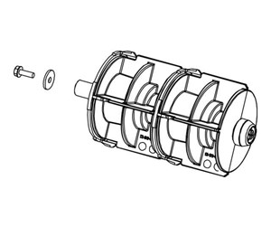 Printertilbehør - Datamax-O'Neil - media supply hub assembly - DPR78-2623-01