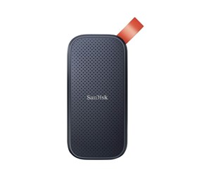 SSD - SanDisk Portable SSD - 480GB - Svart - Ekstern SSD - USB 3.2 Gen 2 - SDSSDE30-480G-G25