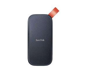 SSD - SanDisk Portable SSD - 1TB - Svart - Ekstern SSD - USB 3.2 Gen 2 - SDSSDE30-1T00-G25