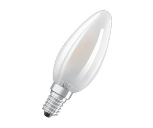 LED-lyspære - Osram LED-lyspære Candle 1,5W/827 (15W) frosted E14 - 4058075434189