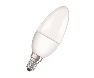 LED-lyspære - Osram LED-lyspære Candle 5W/827 (40W) frosted dimmable E14 - 4058075430914