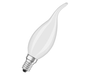 LED-lyspære - Osram LED-lyspære Candle BA 5W/827 (40W) frosted dimmable E14 - 4058075434585