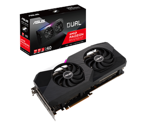 Grafikkort - ASUS Radeon RX 6700 XT DUAL - 12GB GDDR6 RAM - Grafikkort - 90YV0G82-M0NA00