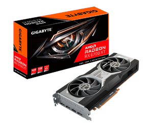 Grafikkort - GIGABYTE Radeon RX 6700 XT AMD Reference - 12GB GDDR6 RAM - Grafikkort - GV-R67XT-12GD-B