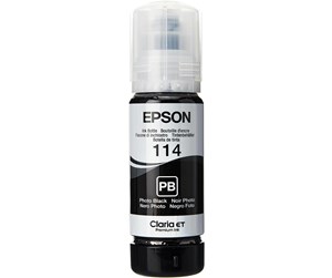 Printertilbehør blekk/toner - Epson 114 / C13T07B140 EcoTank Ink Refill 70ml - Blekkrefill Foto-sort - C13T07B140