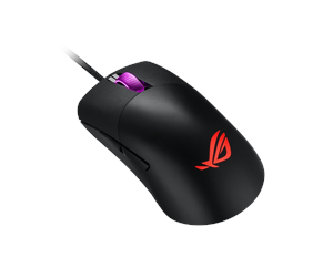 Mus - ASUS ROG Keris - Gaming mus - Optisk - 5 - Svart med RGB-lys - 90MP01R0-B0UA00