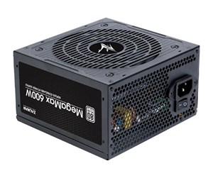 Strømforsyning (PSU) - Zalman MegaMax Strømforsyning (PSU) - 600 Watt - 120 mm - ATX 2.31 - 80 Plus White sertifisert - ZM600-TXII