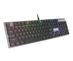 Tastatur - Genesis Thor 420 RGB - Tastatur - Amerikansk Engelsk - Sølv - NKG-1587