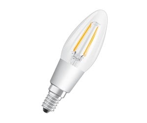 LED-lyspære - Osram LED-lyspære STAR+ GLOWdim candle 4.5W/827 (40W) filament clear dimmable E14 - 4058075435490