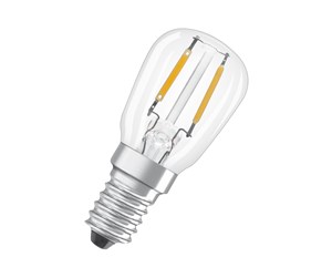 LED-lyspære - Osram LED-lyspære T26 2,2W/827 (12W) filament clear E14 - 4058075432840