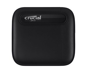 SSD - Crucial X6 Portable SSD - 500GB - Ekstern SSD - USB 3.2 Gen 2 - CT500X6SSD9