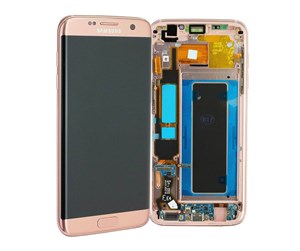 Mobil - Andre tilbehør - Samsung Front LCD Pink Gold SM-G935 Galaxy S7 Edge - GH97-18533E