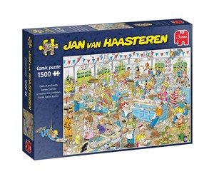 Puslespill - Jumbo Puzzle Jan van Haasteren - Clash of the Bakers (1500) - JUM9077