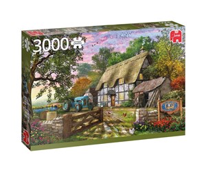 Puslespill - Jumbo Puzzle - The Farmer's Cottage (3000 pieces) - JUM8870